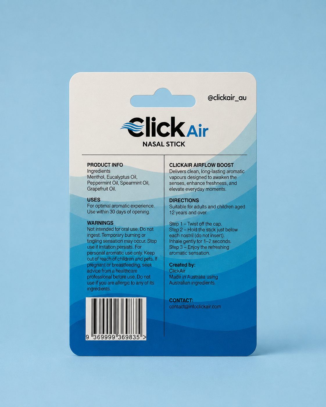 ClickAir Focus – Natural Inhaler